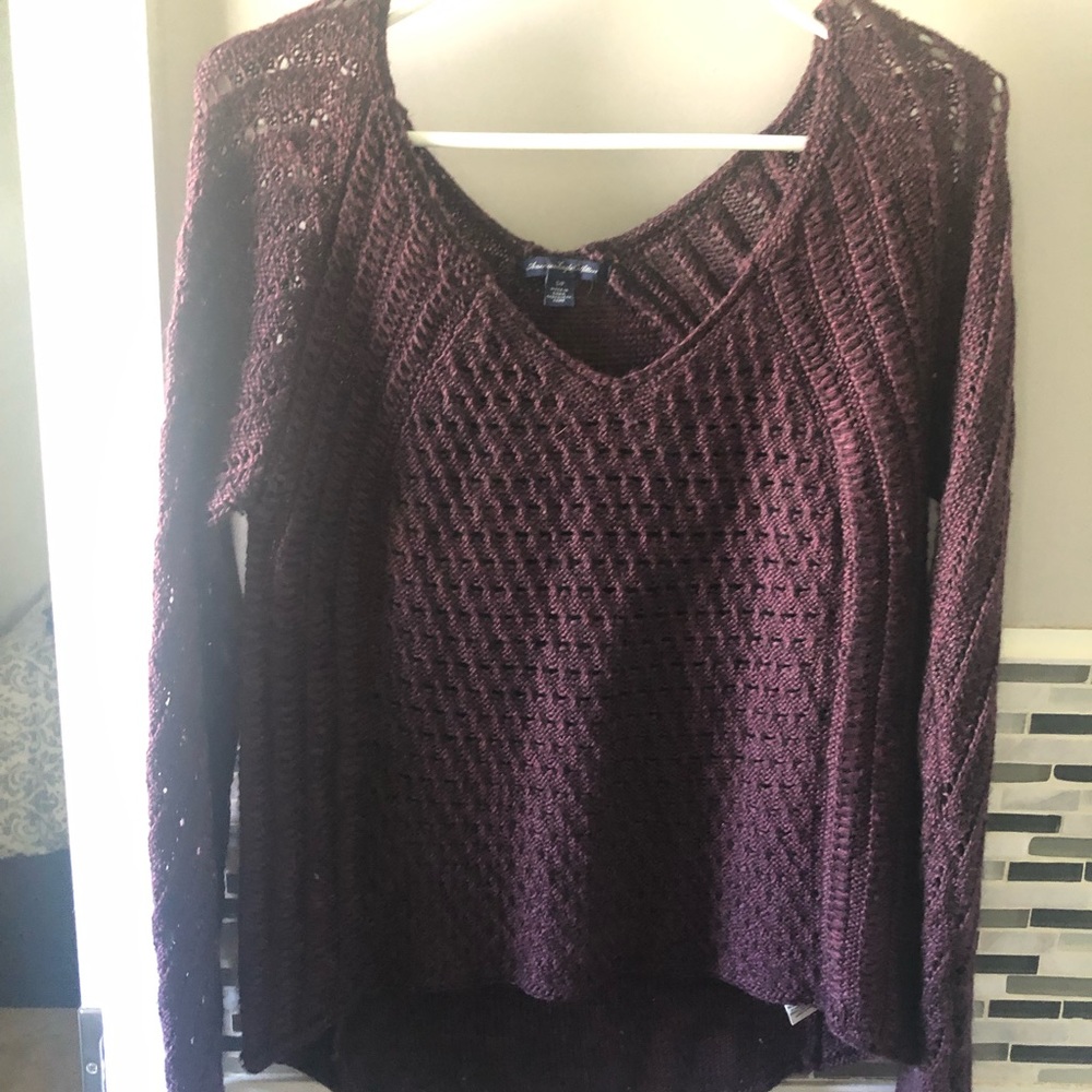 Purple sweater